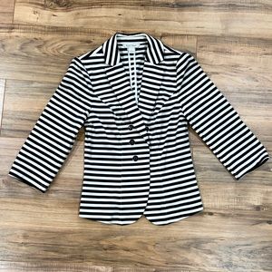 White House Black Market Striped Blazer